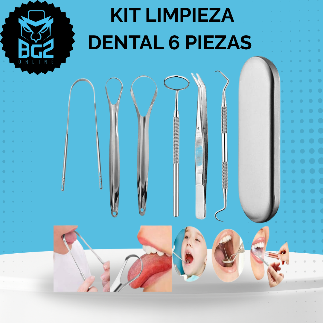 KIT LIMPIEZA DENTAL 6 PIEZAS